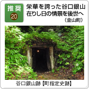 20.栄華を誇った谷口銀山 在りし日の情景を後世へ